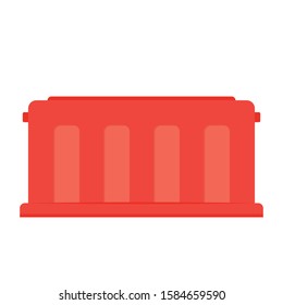 Road barrier vector. free space for text. wallpaper. copy space.