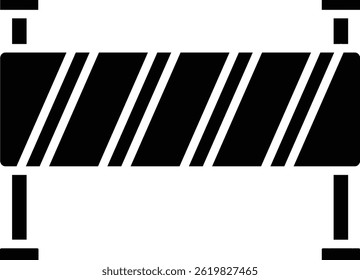Road Barrier vector icon. Can be used for printing, mobile and web applications.