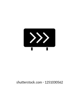 road barrier vector icon. road barrier sign on white background. road barrier icon for web and app