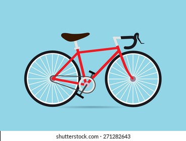 road bike illustration