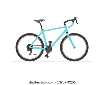 Road Bike. isolated on white background