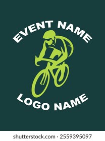 Road bike logo. Sport. Bicycle