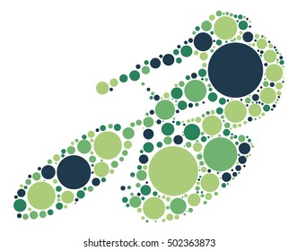 road bike shape vector design by color point

