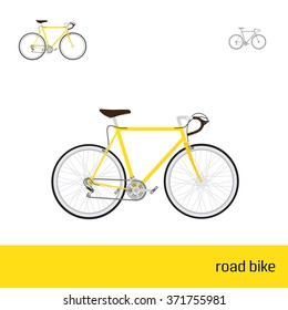 road bike are three types of icons