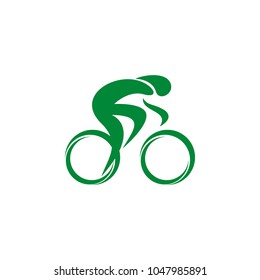 road bike vector logo