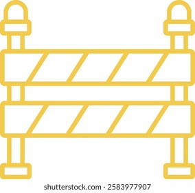 Road Block vector icon. Can be used for printing, mobile and web applications.