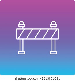 Road Block vector icon. Can be used for printing, mobile and web applications.