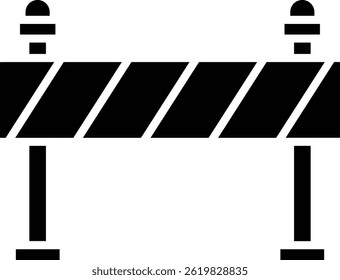 Road Block vector icon. Can be used for printing, mobile and web applications.