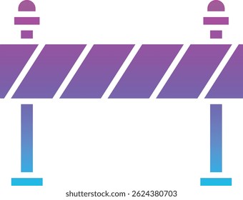 Road Block vector icon. Can be used for printing, mobile and web applications.