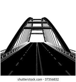 Road The Bridge Vector 01