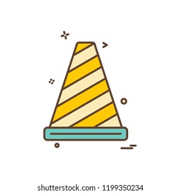 road bumper icon vector design