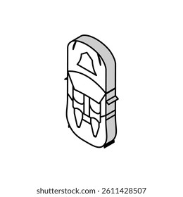 road car top view isometric icon vector. road car top view sign. isolated symbol illustration