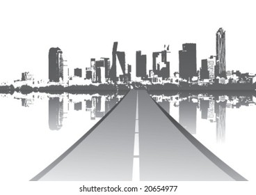 Road to city