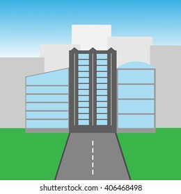 The road to the city