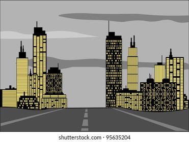 Road to the city