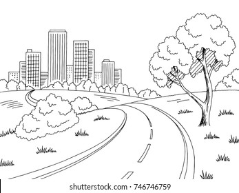 Road Drawing Images Stock Photos Vectors Shutterstock