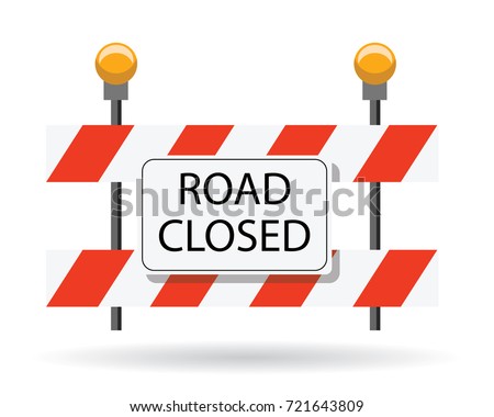 Similar – Image, Stock Photo road block Roadblock