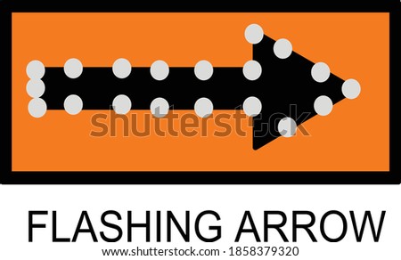 ROAD CLOSED FLASHIN ARROW SIGN