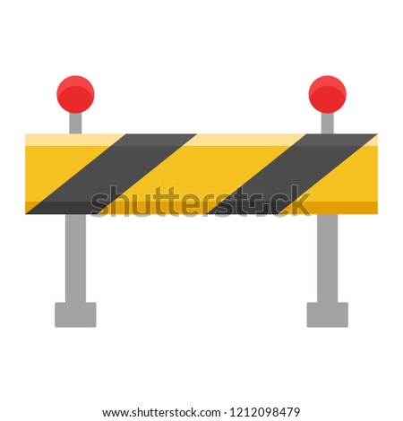 Similar – Image, Stock Photo road block Roadblock