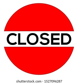 Road closed traffic sign vector illustration