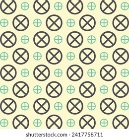 Road Closed trendy pattern design beautiful repeating vector illustration background