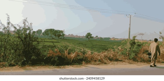 Fondo nuevo en la carretera
