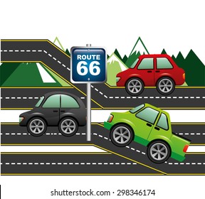road concept design, vector illustration eps10 graphic 