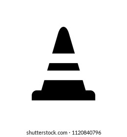 Road cone icon , vector sign design