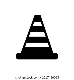 road cone vector icon