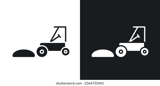 Road construction sign vectors in flat syle