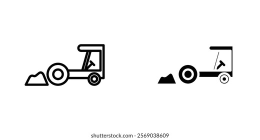 Road construction signs vector graphic pack