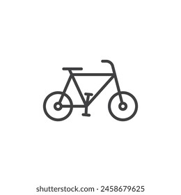 Road Cycling Icon Set. City bicycle vector symbol. Urban bike sign. Leisure cycling pictogram.