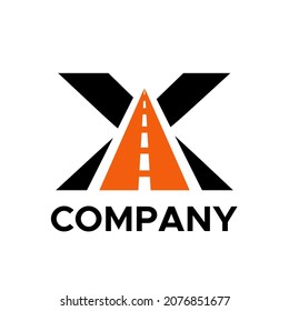 Road design logo inspiration vector