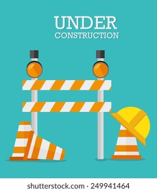 Road design over whIte background, vector illustration.