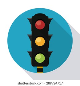 Road design over white background, vectori llustration.