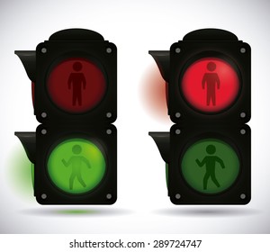 Road design over white background, vectori llustration.