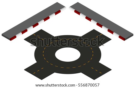 Similar – Image, Stock Photo roundabout