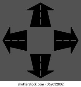 Road Directions Icon