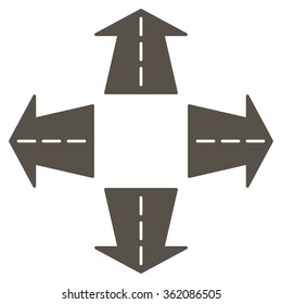 Road Directions Icon