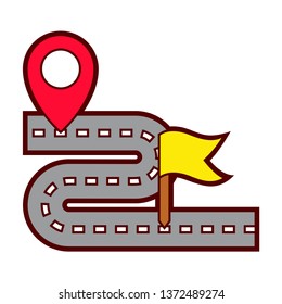 223 Distance between two points Images, Stock Photos & Vectors ...