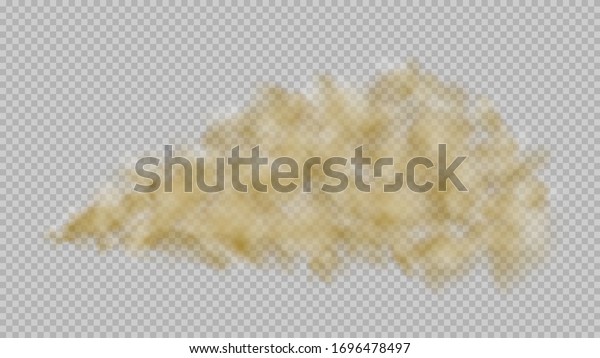 Road Dust Cloud Dirt Soil Particles: стоковая векторная графика (без ...