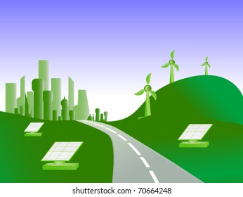 road to eco city