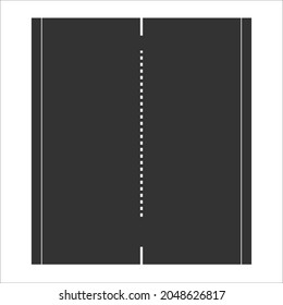 Road Empty City Street With Crosswalk