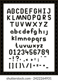 Road Font Design and Road Alphabet Design