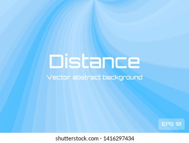The road goes into the background, abstraction. Vector illustration
