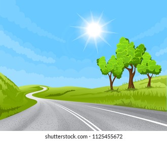 road going into the distance
