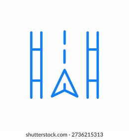 road gps icon sign vector