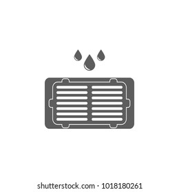 road gutter icon. Elements of plumber icon. Premium quality graphic design icon. Signs, symbols collection icon for websites, web design, mobile app on white background