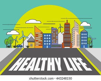 road to healthy life