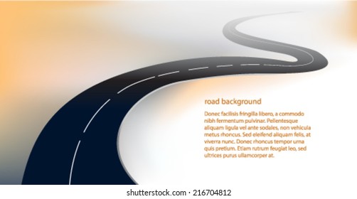 road or highway background vector illustration